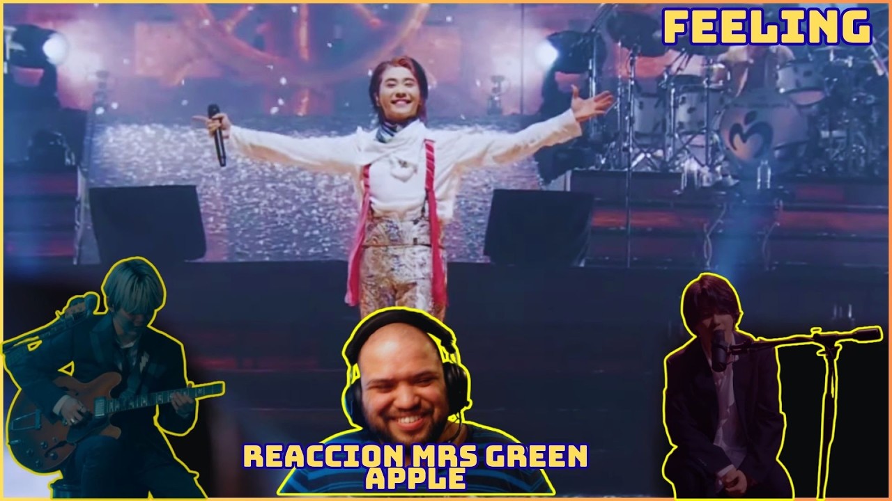¡ESTO ES ARTE! 🎨 Mrs. GREEN APPLE - Feeling (Studio vs Live vs Session) | REACCIÓN
