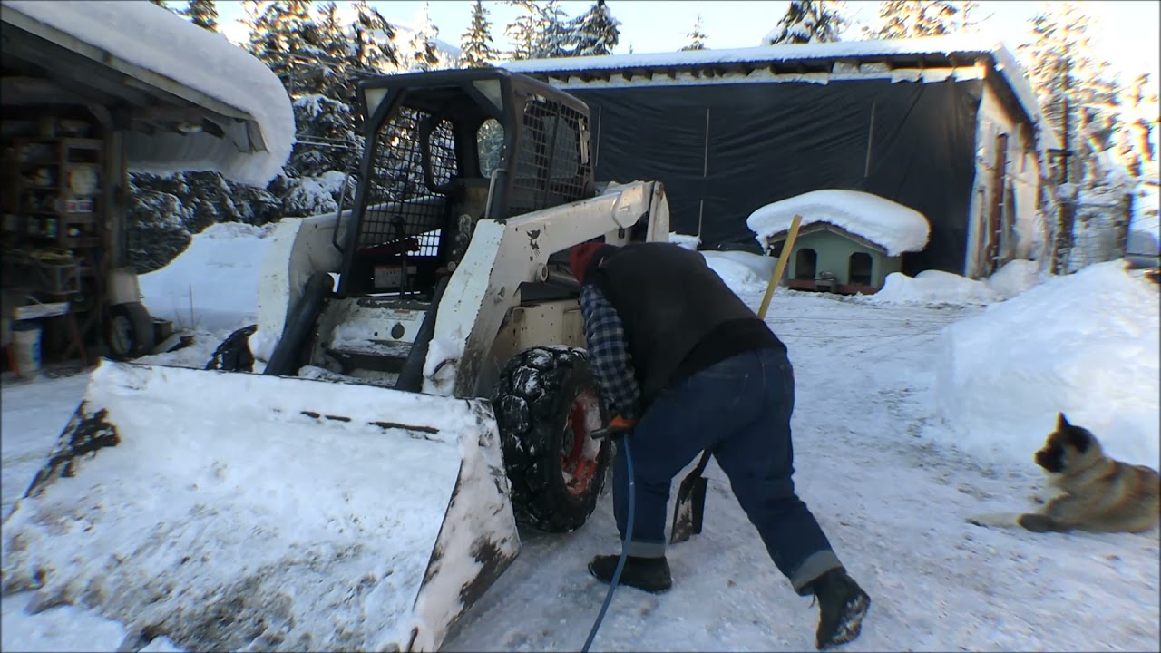 Цепи противоскольжения на Bobcat