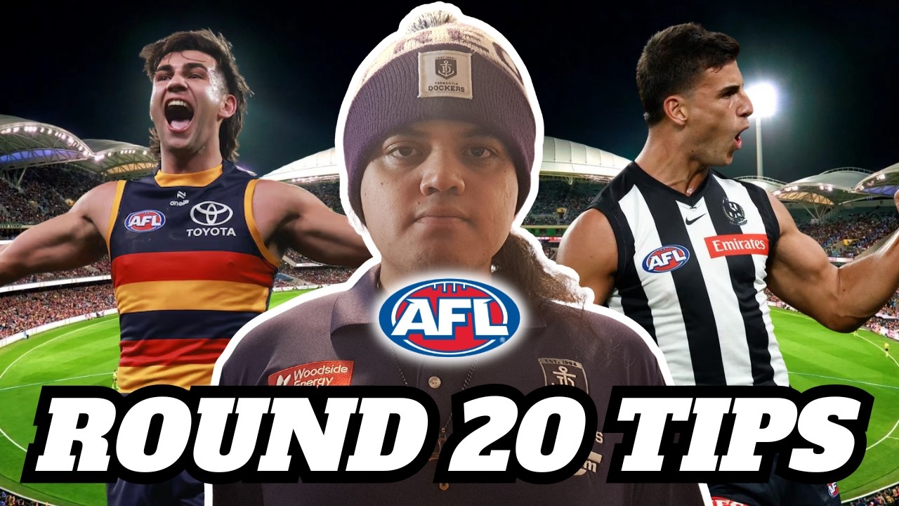 AFL Round 20 Tips + Predictions 2026