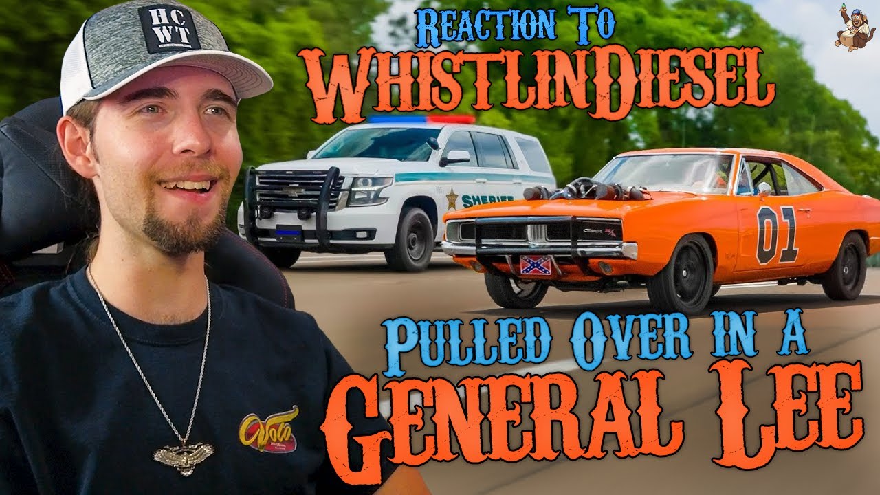 DUKES OF HAZZARD FAN REACTS TO WHISTLINDIESEL TRYING TO GET PULLED OVER IN A GENERAL LEE!!!