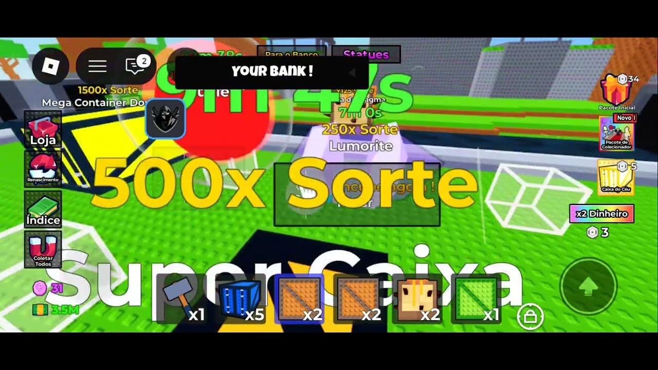 YOUR BANK SCRIPT - LINK DIRETO LIMITED CRASH (NO KEY) 