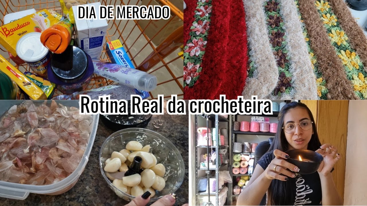 VLOG:  ROTINA COM CROCH&Ecirc;/ COMPRAS DA SEMANA/ BATE PAPO/DICAS DO LAR