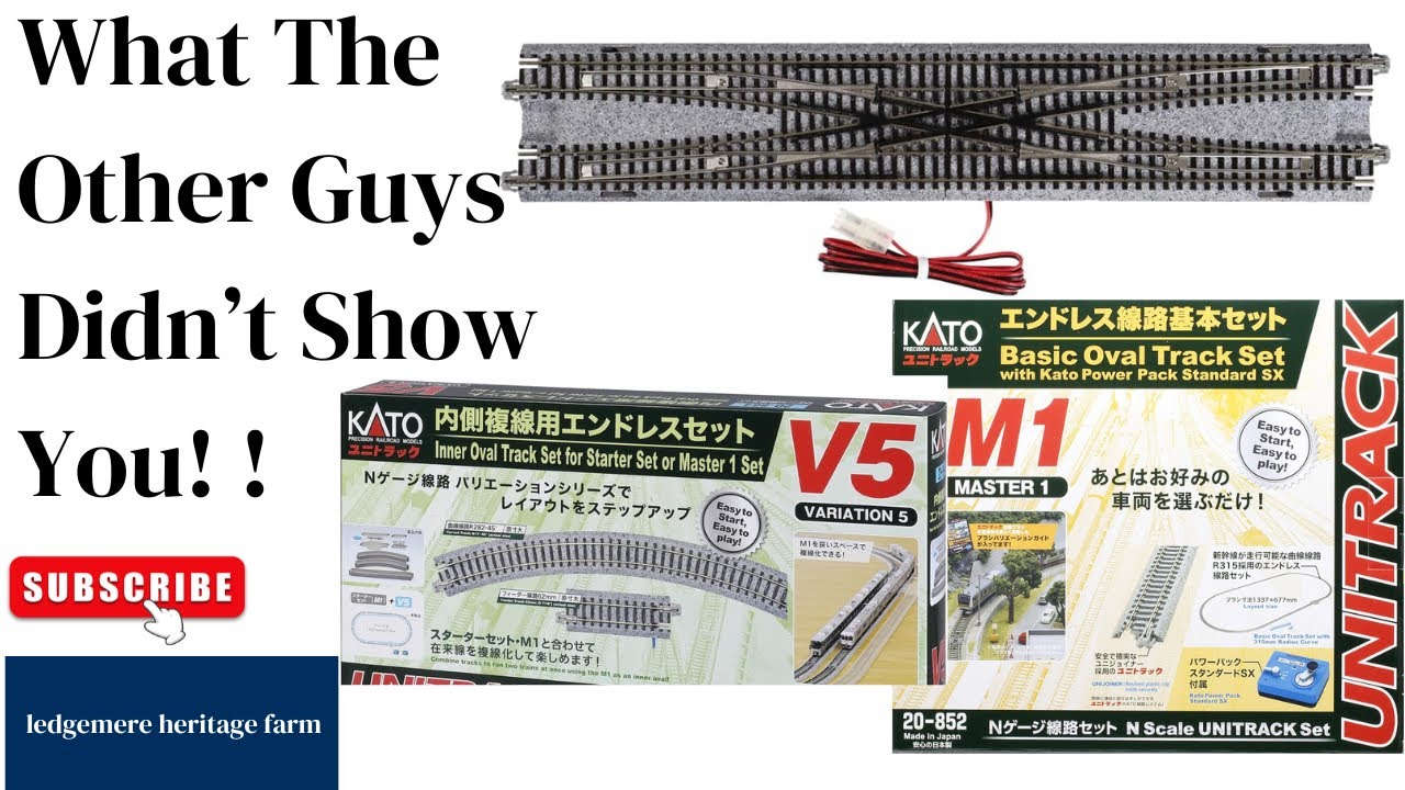 Installing Kato V7 Double Track Switch - Step Up Your Model Train Game
