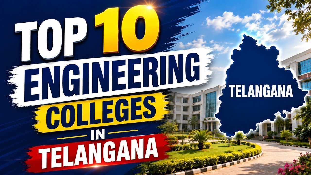 TOP 10 Engineering Colleges in Telangana 2026🔥 | Best Colleges for EAMCET & ECET #tgeapcet2026 #ecet