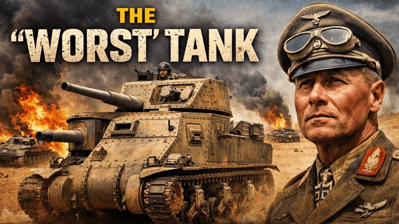 The “Worst” Tank That Stopped Rommel | How America’s Ugly M3 Grant Changed WWII