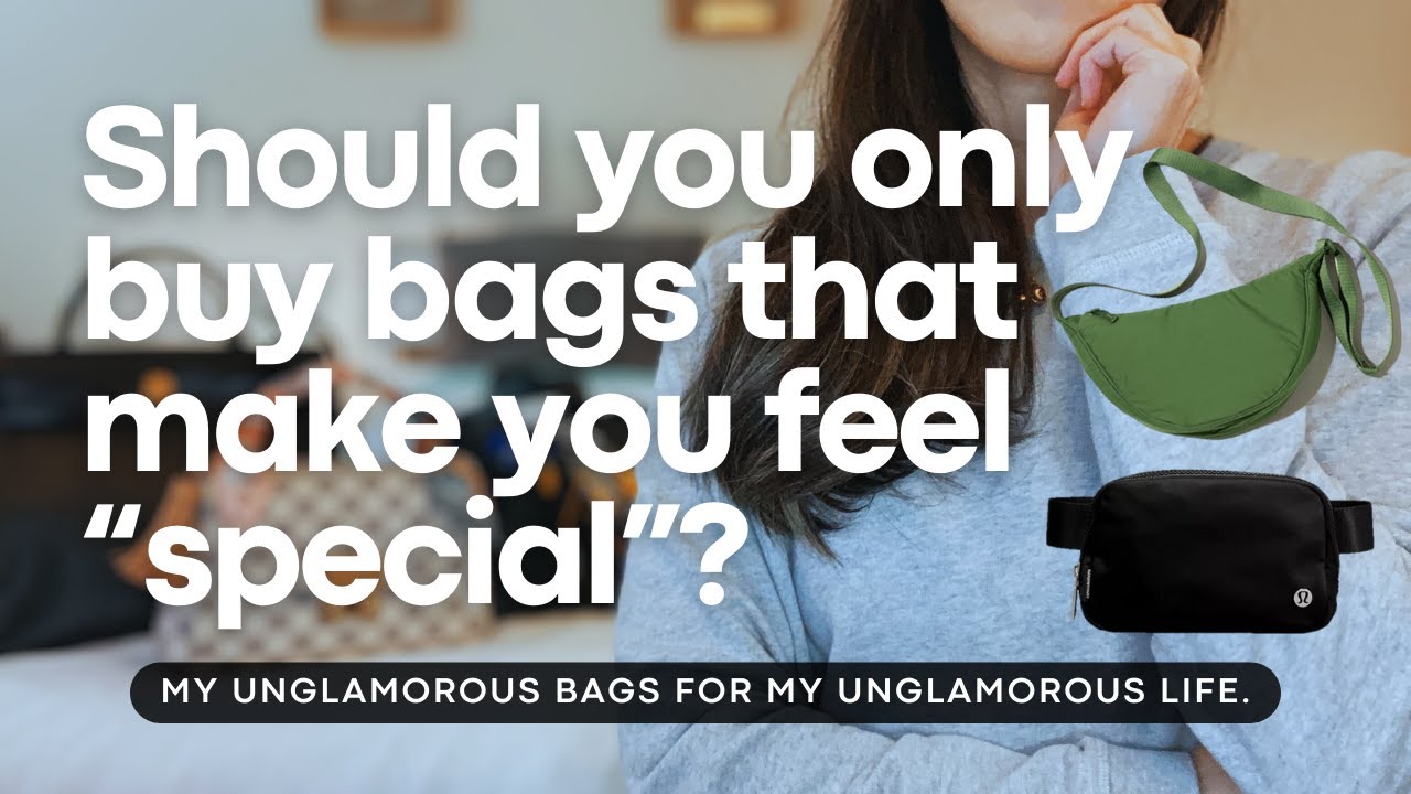 5 UNGLAMOROUS BAGS FOR MY UNGLAMOROUS LIFE 🥱 + 