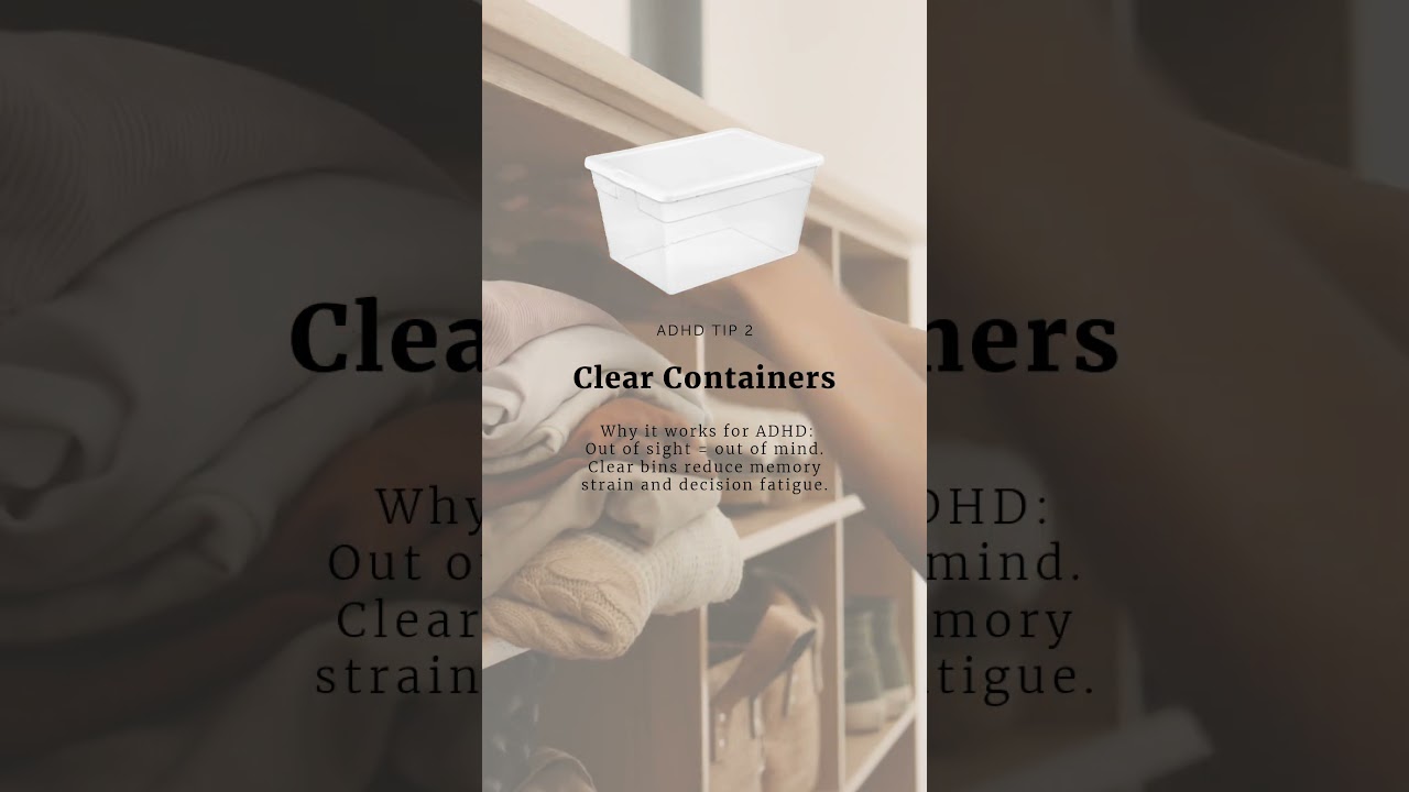 3 Declutter Tips for ADHD: Organize Your Home