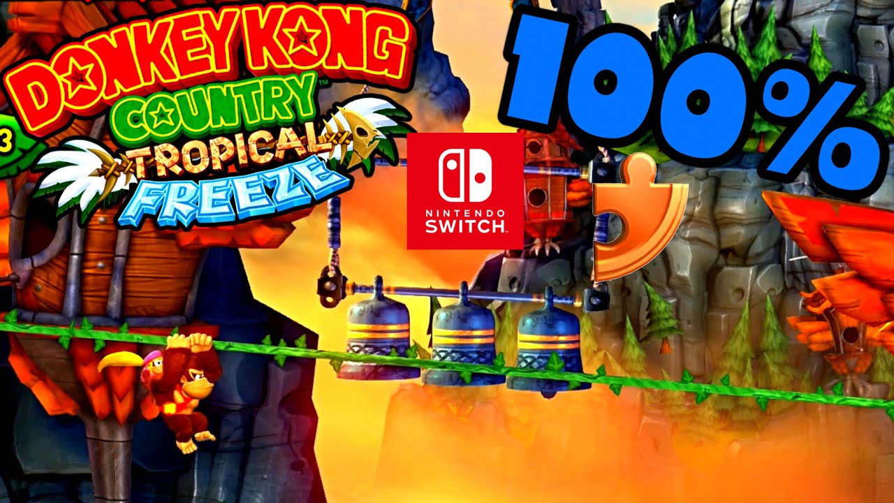 Donkey Kong Country Tropical Freeze 100% Walkthrough 🐵 2-6 Wing Ding 🐵 Nintendo Switch