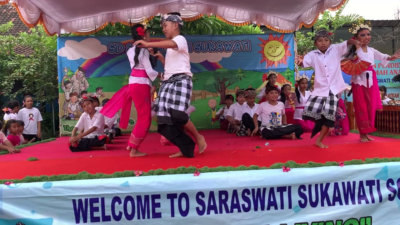 Class Perfomance Tari Tradisional dan Modern Kelas 5A dan 5B SDS Saraswati Sukawati