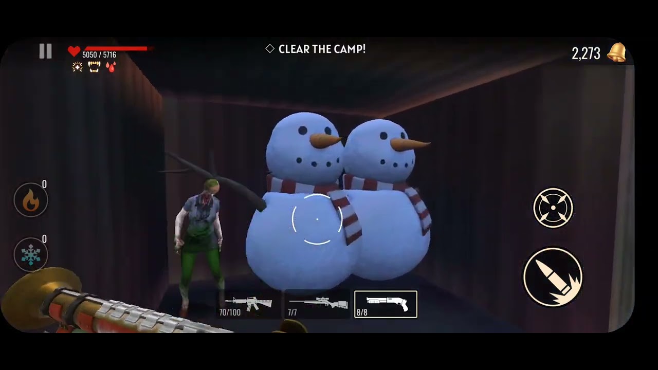 Chapter 13! Christmas events 🎄 The Snow Man ☃️ Sniper Zombie 2..