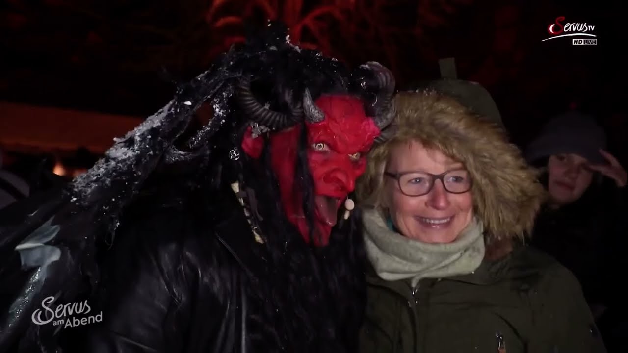 Krampus run in Salzburg/ Großgmain (Huge evenr)