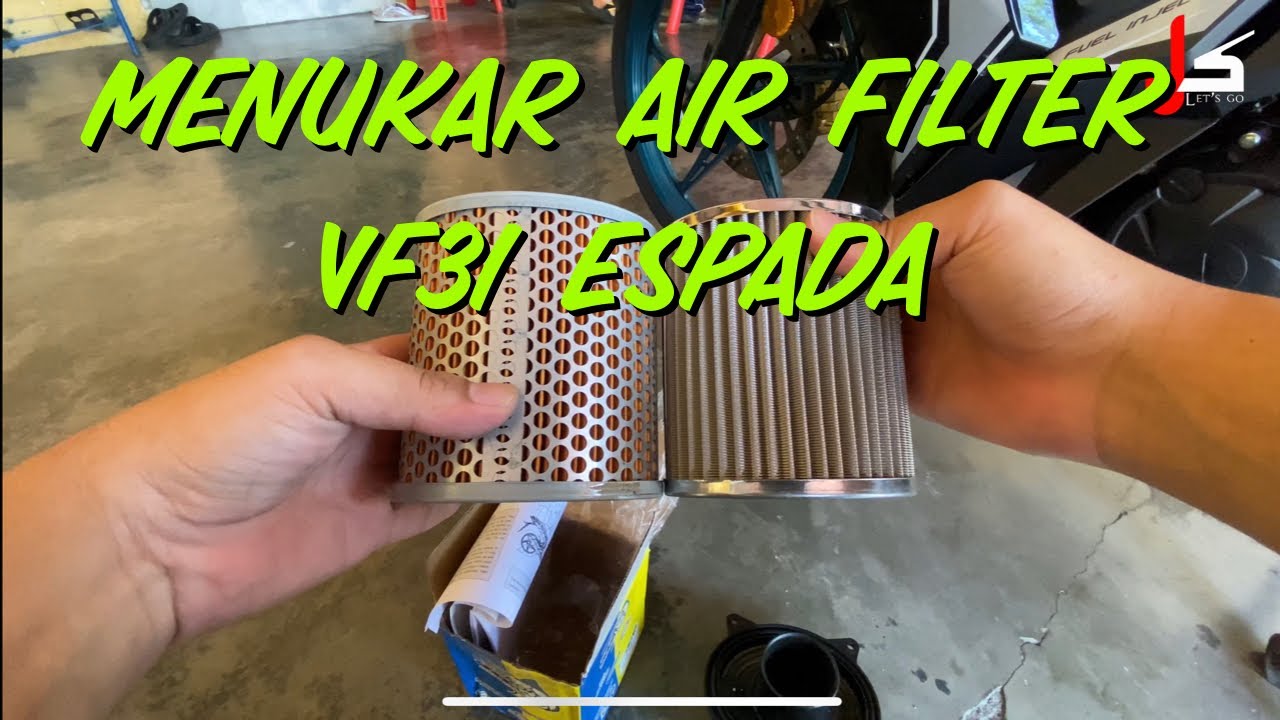 #13 | Sym Vf3i 185 | Tutorial Menukar Air Filter Espada Vf3i