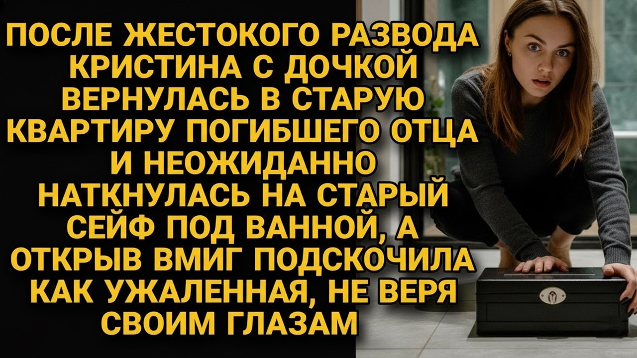 Вернувшись в квартиру отца, нашла сейф под ванной, но открыв его, подскочила от...