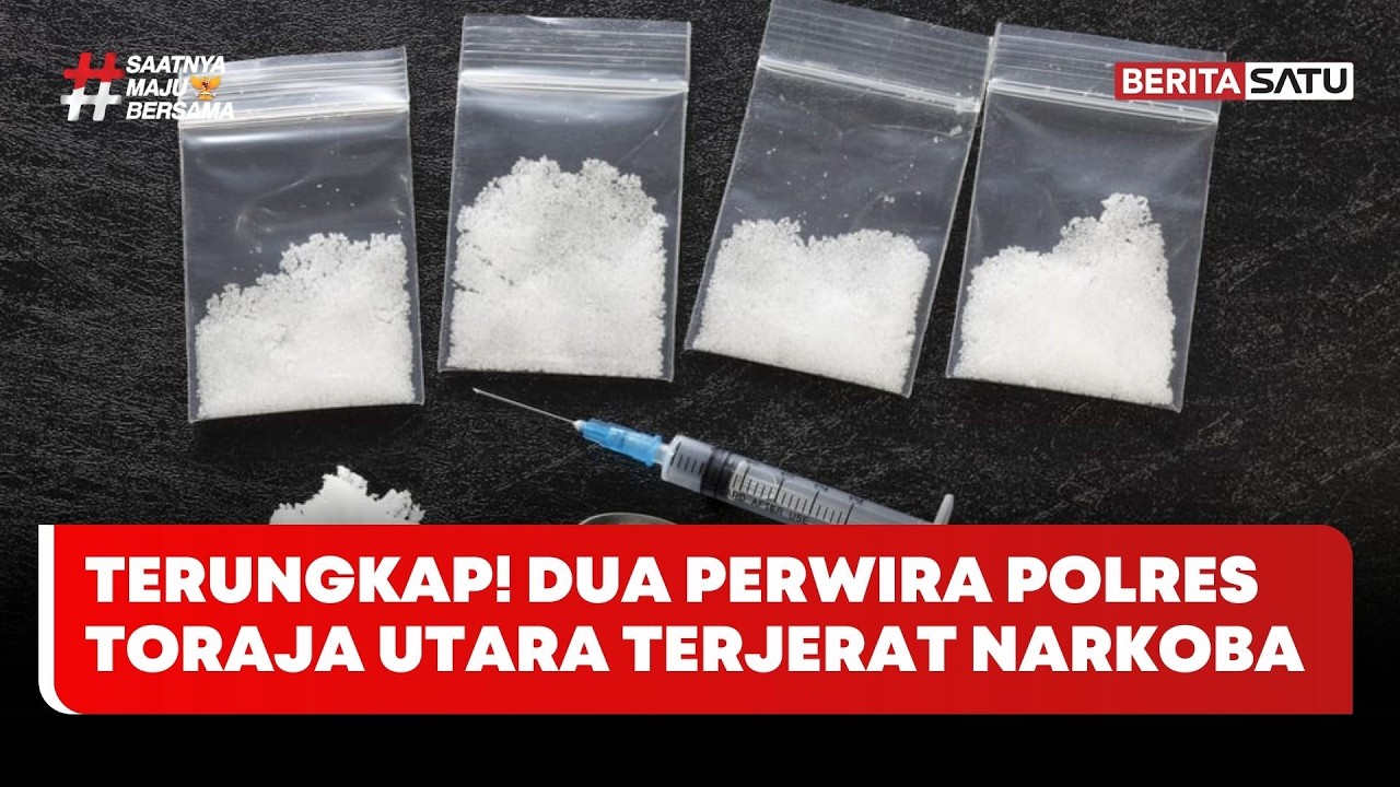 Kasat dan Kanit Narkoba Polres Toraja Utara Ditangkap Kasus Narkoba #beritasatu