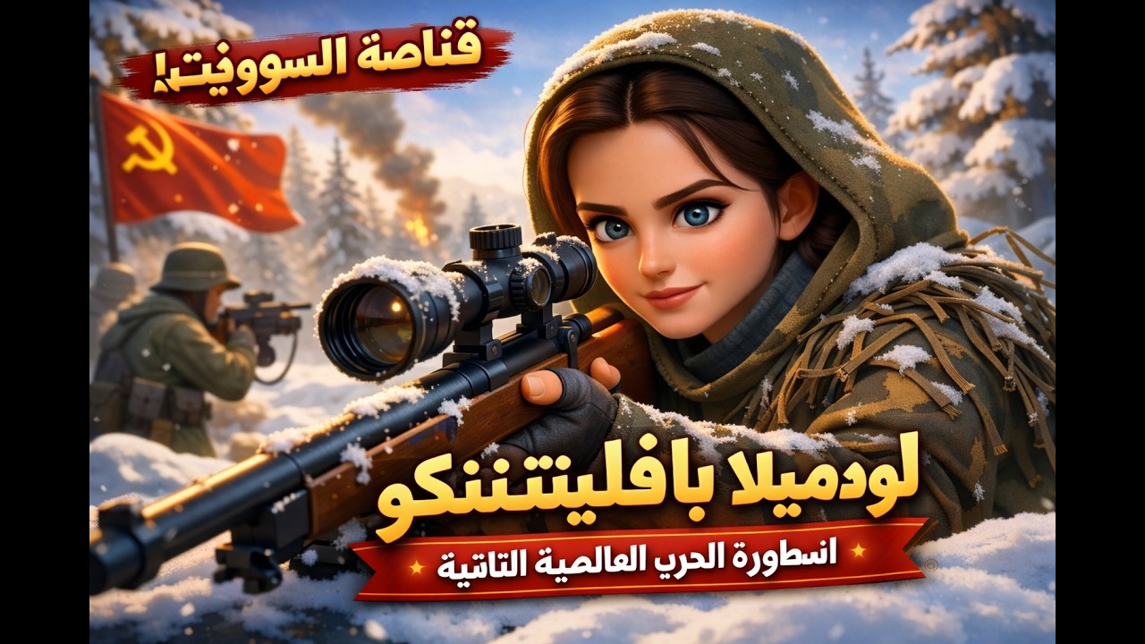 القناصة الأسطورية لودميلا بافليتشنكو | سيدة الموت في الحرب العالمية الثانية