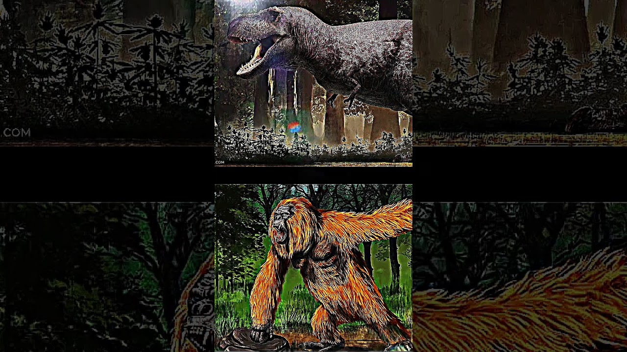 T.Rex VS Gigantopitecus Edit