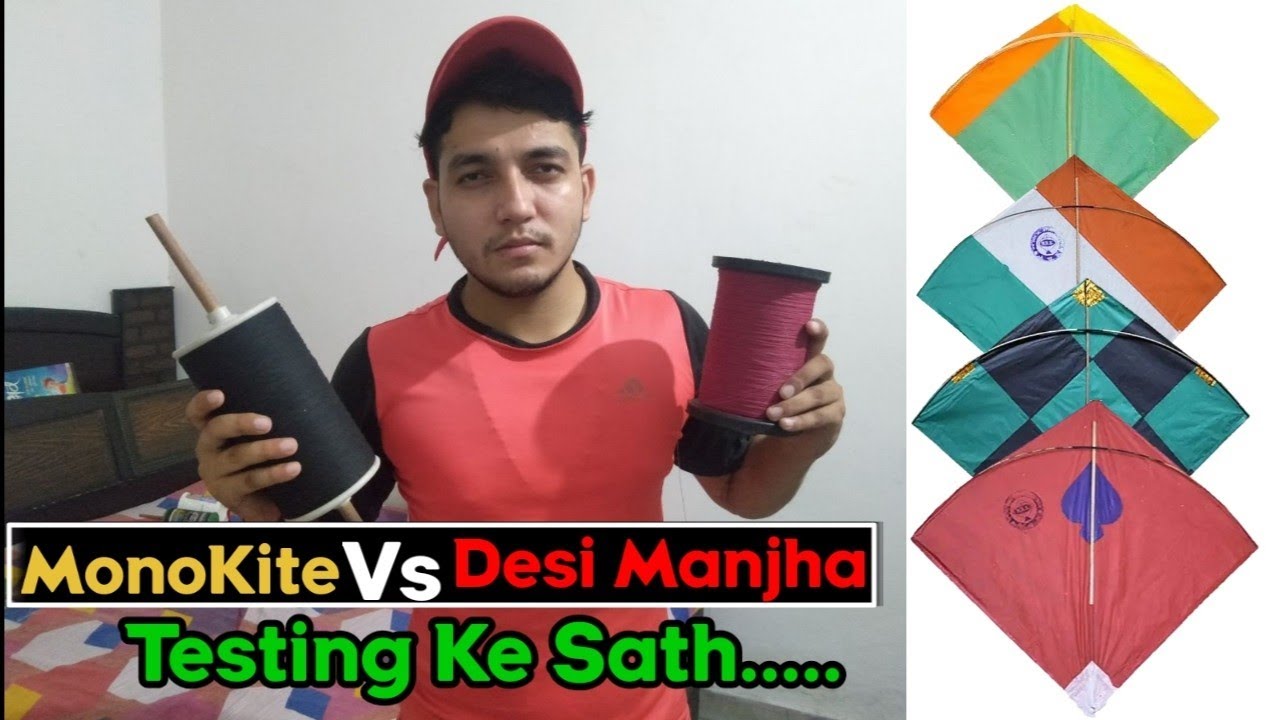 Monokite Vs. Desi Manjha🔥🔥  With Kite Fighting Testing💪💪 Zehar Patangbazi||Heyvikkuu