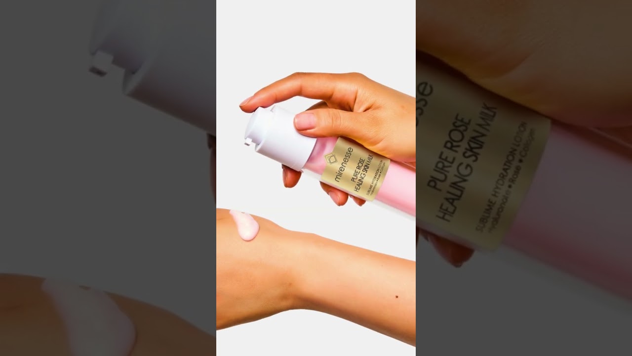 NEW Pure Rose Healing Skin Milk | Mirenesse  #bestskincare #collagenbooster #agelessskin