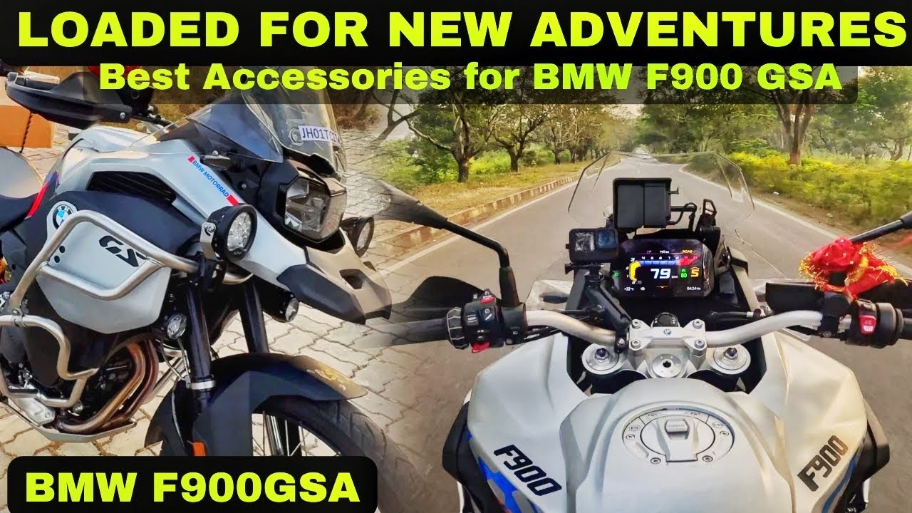 Installed Accessories On MY BMW F900 GSA | Bike Fully Ready For New Adventures | Crash Guard, AUX