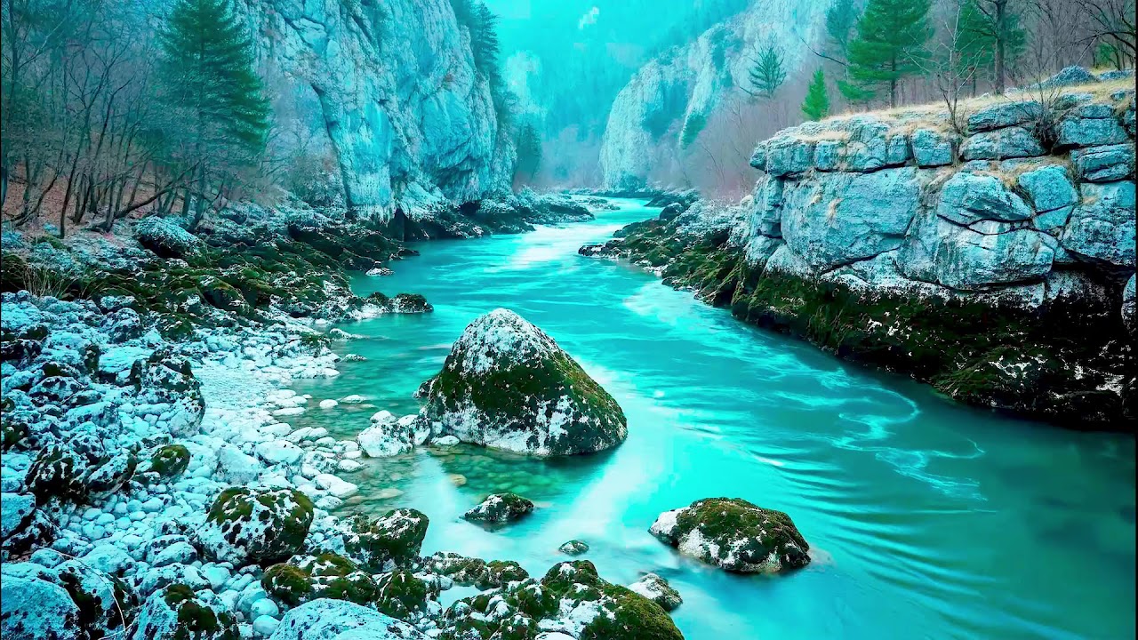 Soothing River Sound for Deep Sleep | Natural White Noise for Wellness & Calm Mind