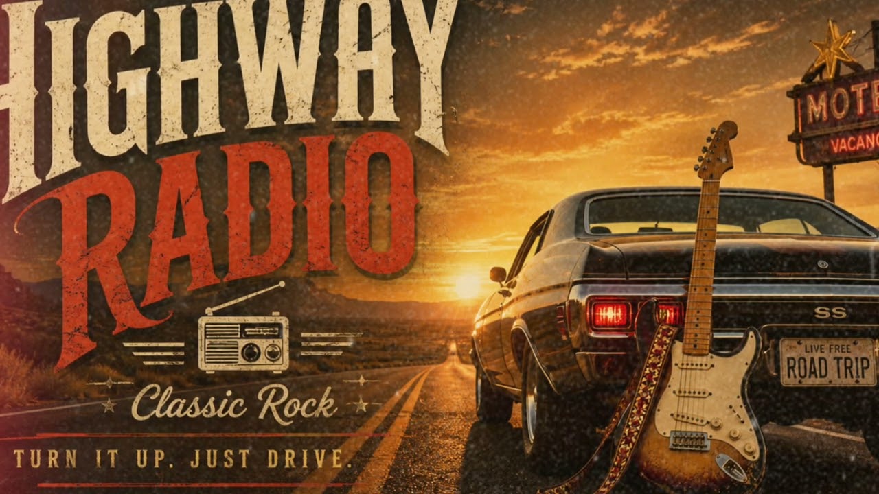 Highway Radio 🌅 | Classic Rock Roadtrip Vibes (Feel the Freedom)