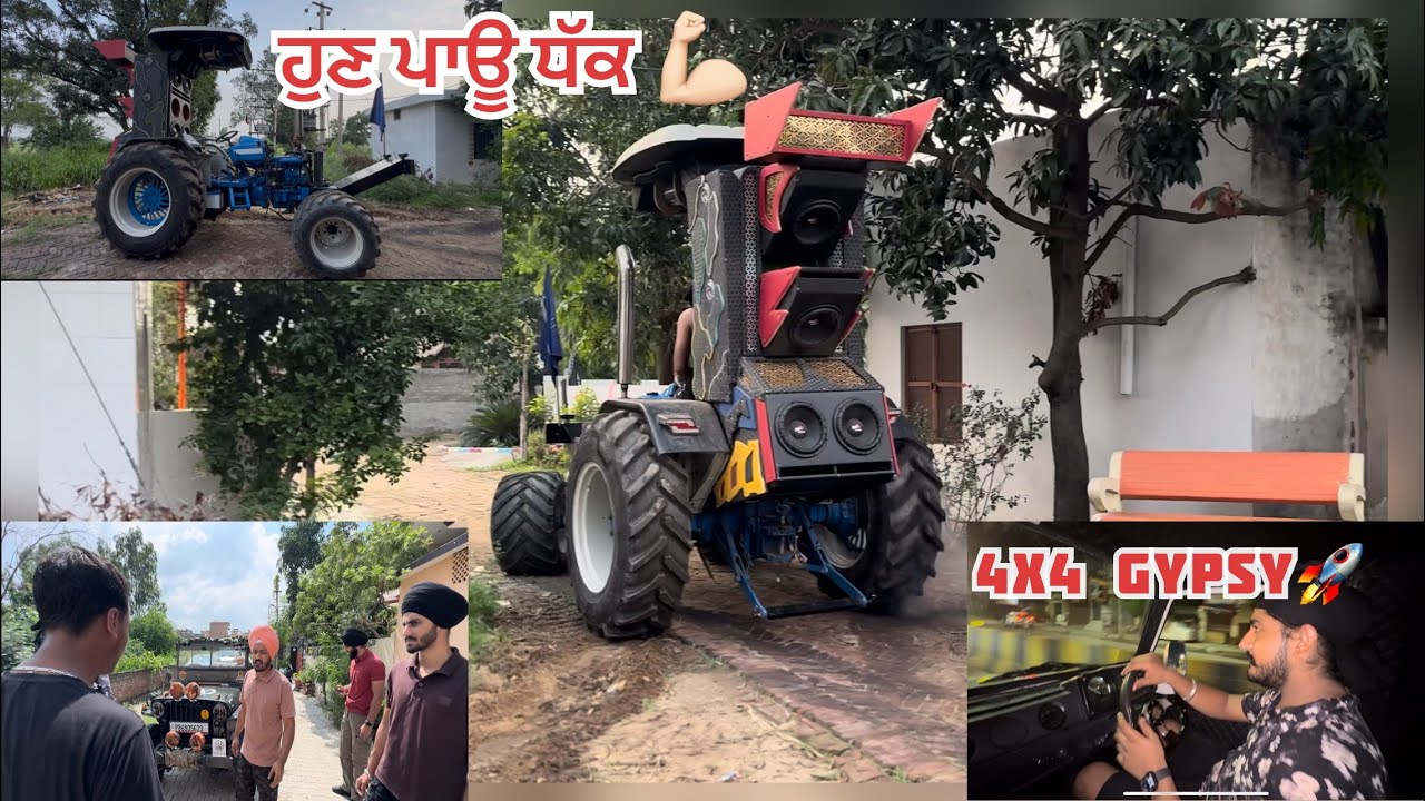 ਹੁਣ ਪਾਊ ਧੱਕ 💪🏻 🔥🔥// 4x4 gypsy da vi agle he swad ah 🔥🔥// ਅੱਗ ਬਹੁਤ ਹੈ😂😂😂