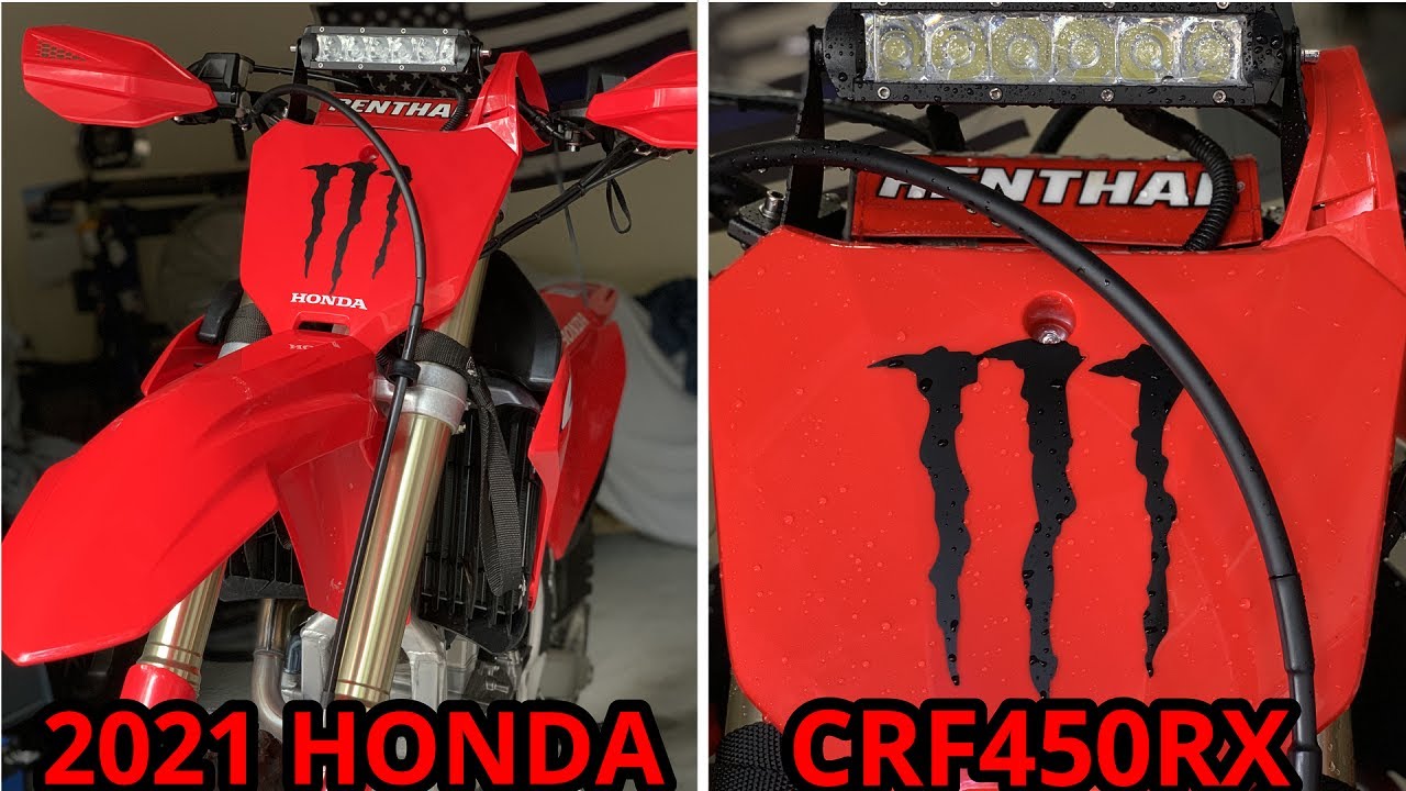 Honda CRF450RX Light Bar Install with Halo Switch