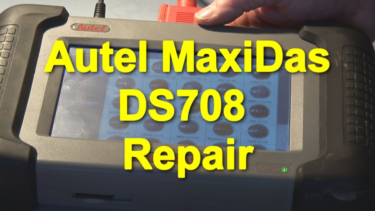 Autel MaxiDas DS708 Repair | Scan tool Shutting Down