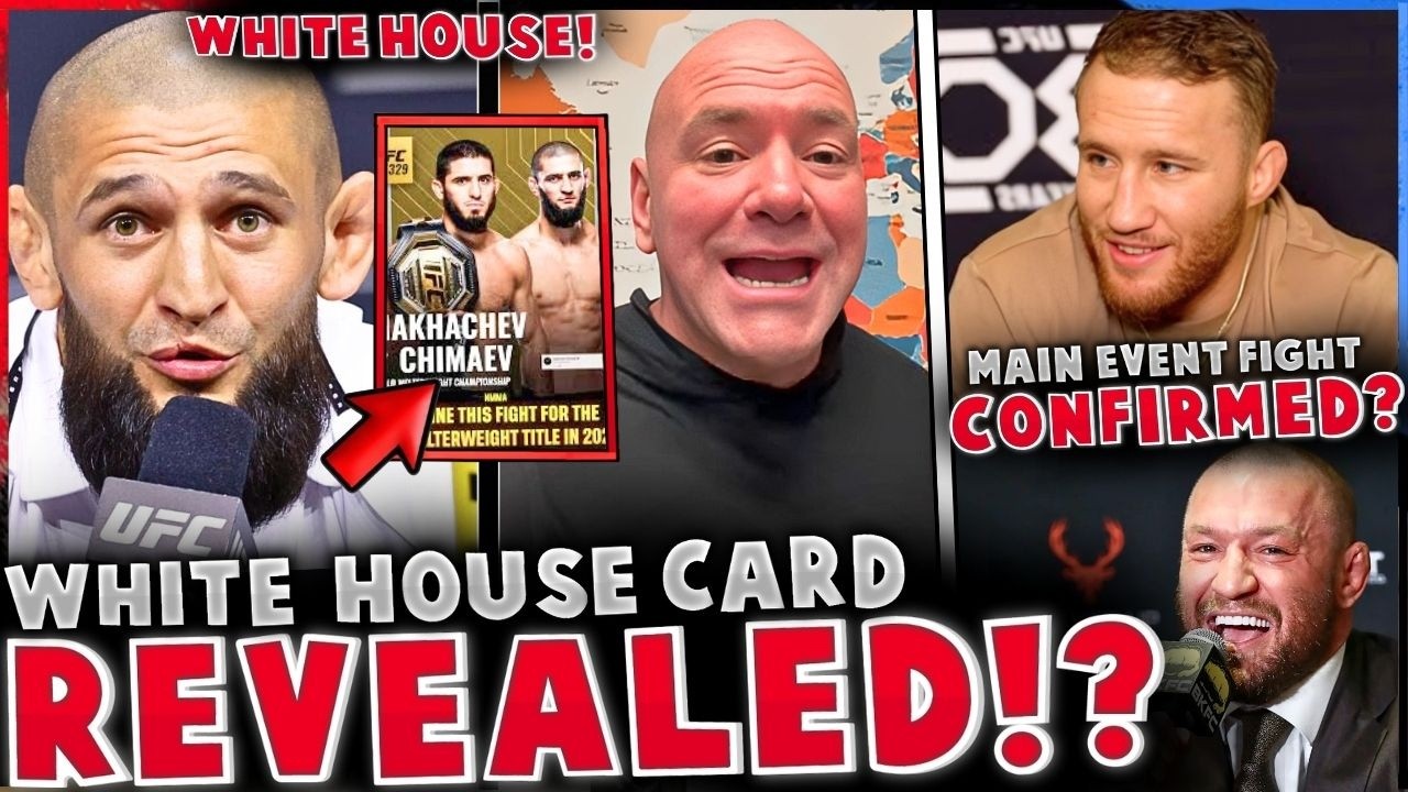 White House UFC Card LEAKED?? Conor McGregor vs Islam Makhachev Super Fight?? | MMA News