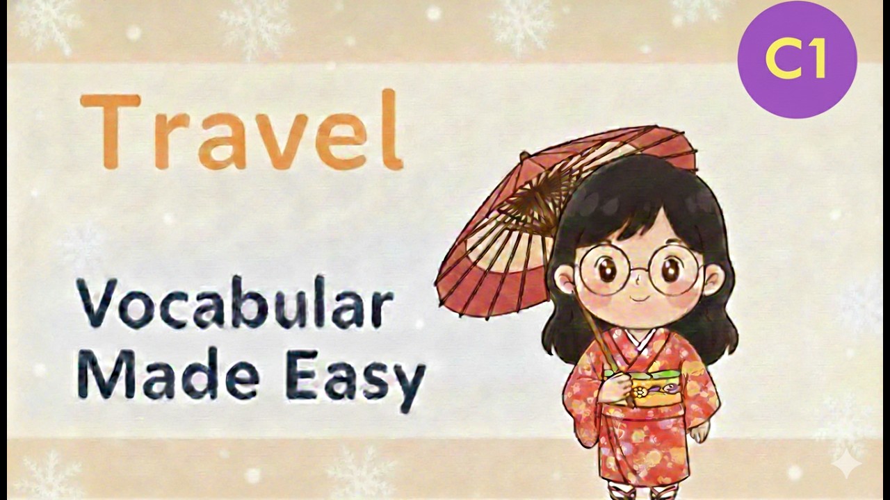 10 Basic TRAVEL Words |ENGLISH C1 LEVEL