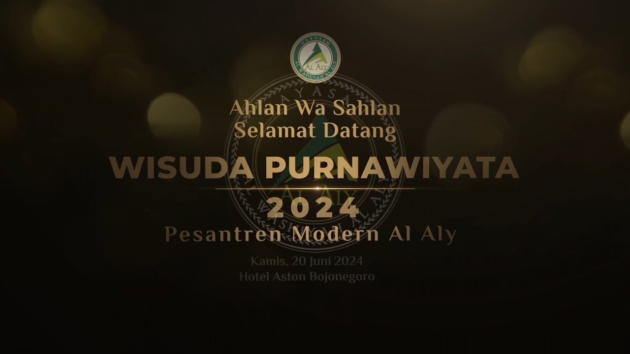 Opening Wisuda Purnawiyata 2024 Voice Over dan After Effect sinematik