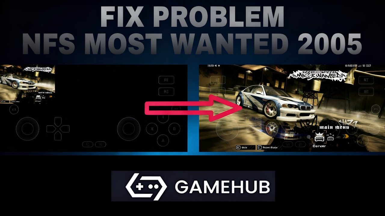 Cara mudah fix layar most wanted di GameHub | full tutorial
