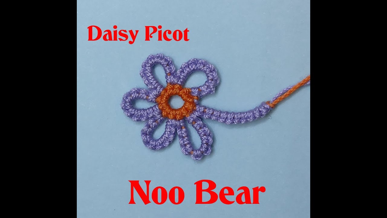 Shuttle Tatting: Daisy Picot