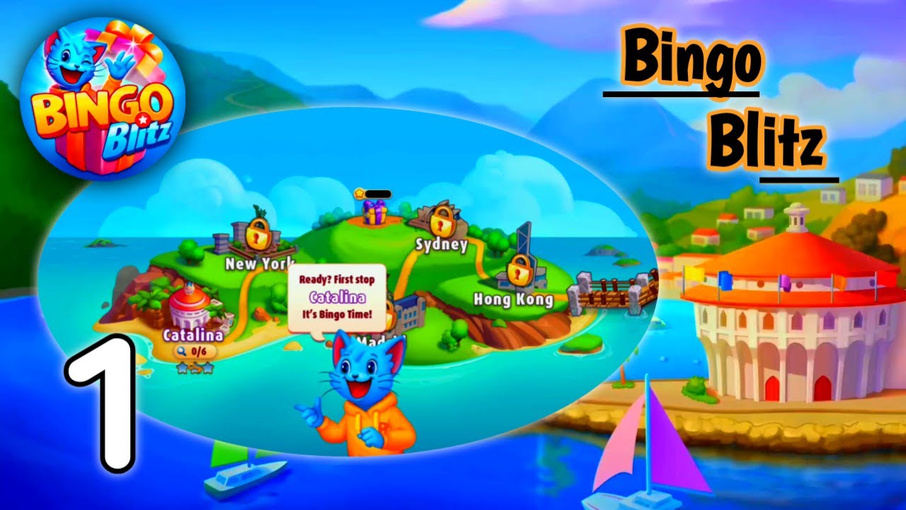 Bingo Blitz - Bingo games Tutorial Catalina Gameplay