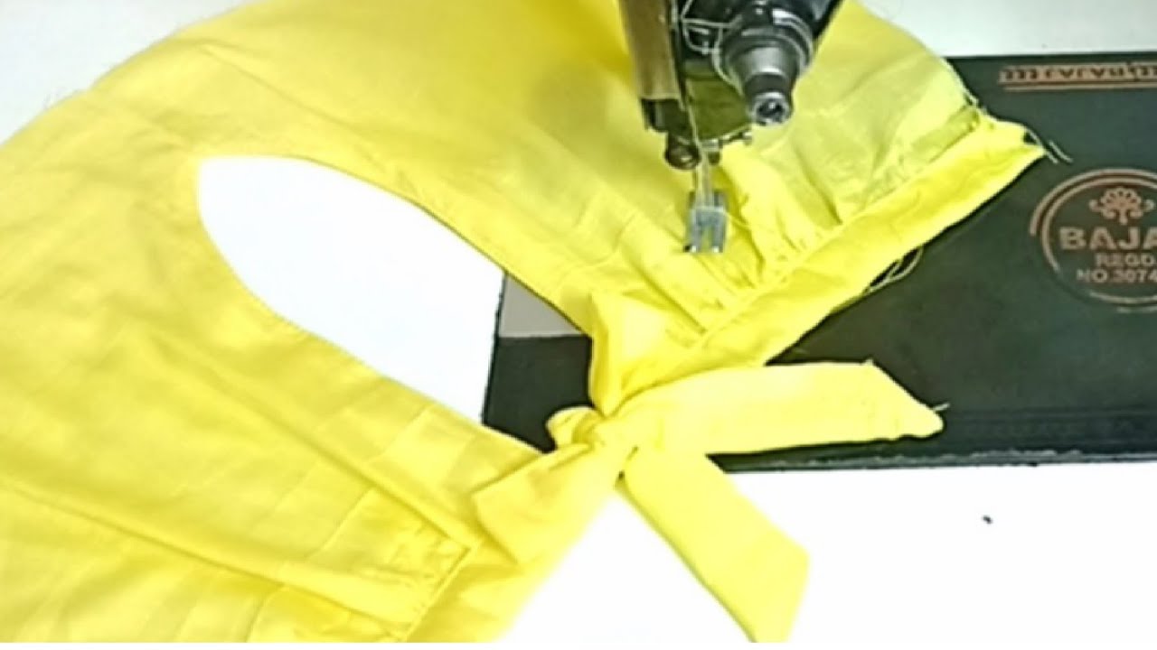 Stylish And Easy Tie knot Sleeve Design Cutting And Stitching ||New sleeve design with bow and frill