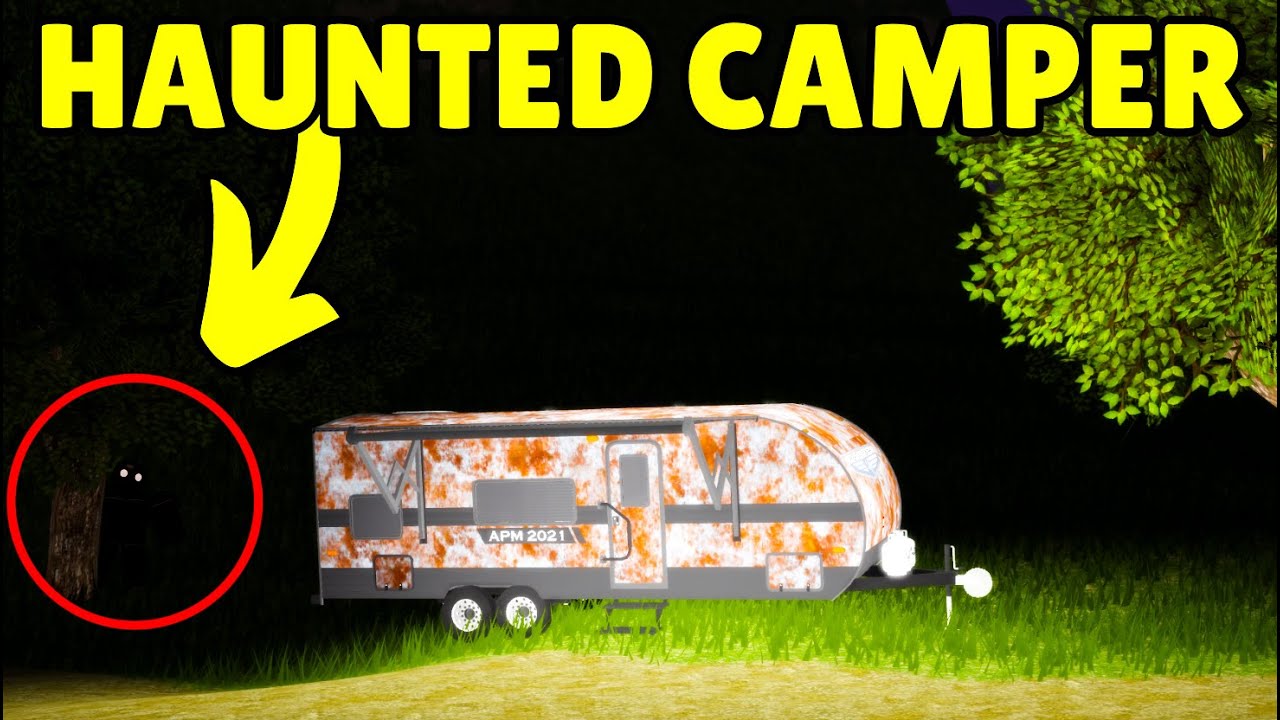 I Camped in a HAUNTED Camper in APM | Roblox American Plains Mudding