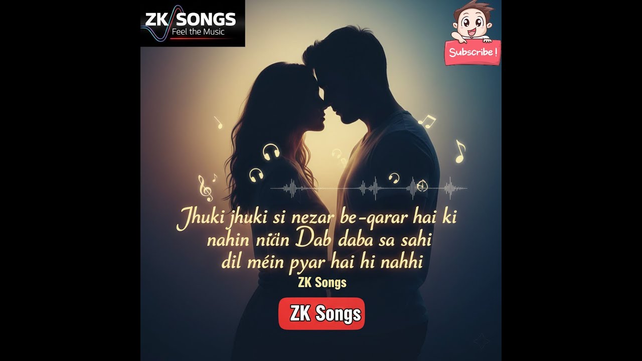 Jhuki Jhuki Si Nazar | ZK Songs | Classic Ghazal Remake #emotionalsong #sadsong #rekhtapoetry