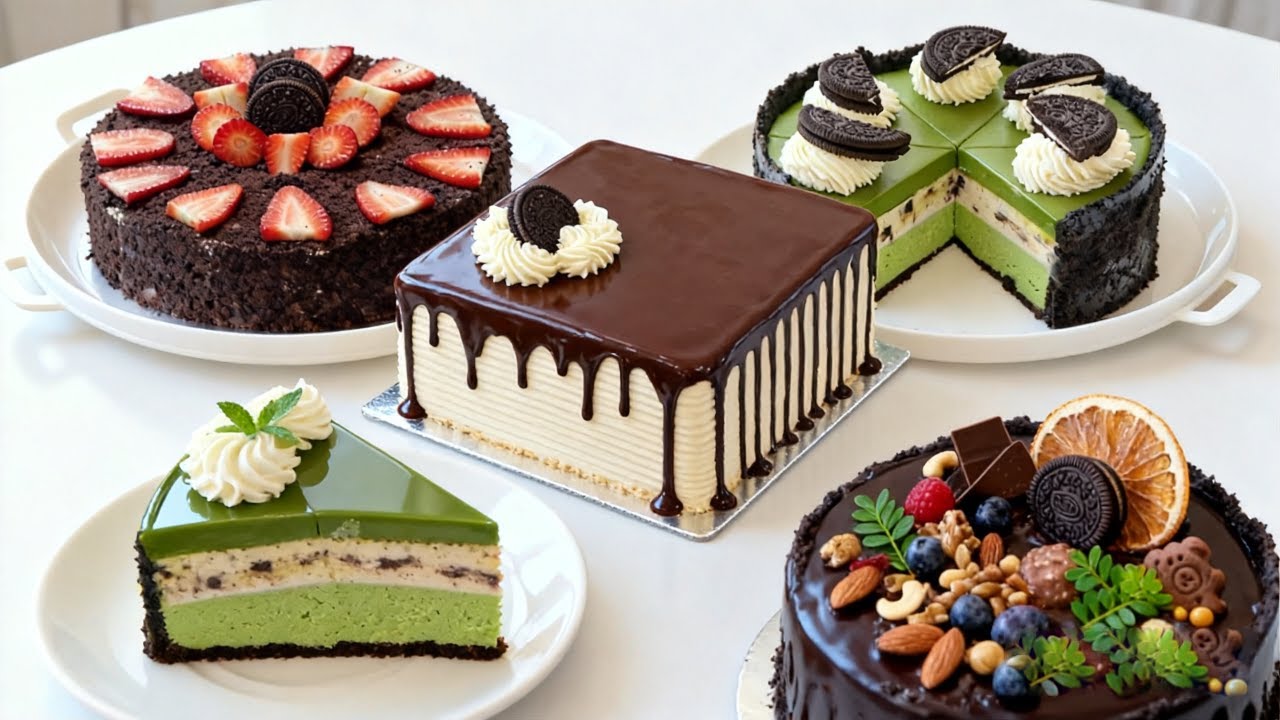 Satisfying Relaxing Video_Oreo Cheesecake Recipe_Asmr_Tiktok