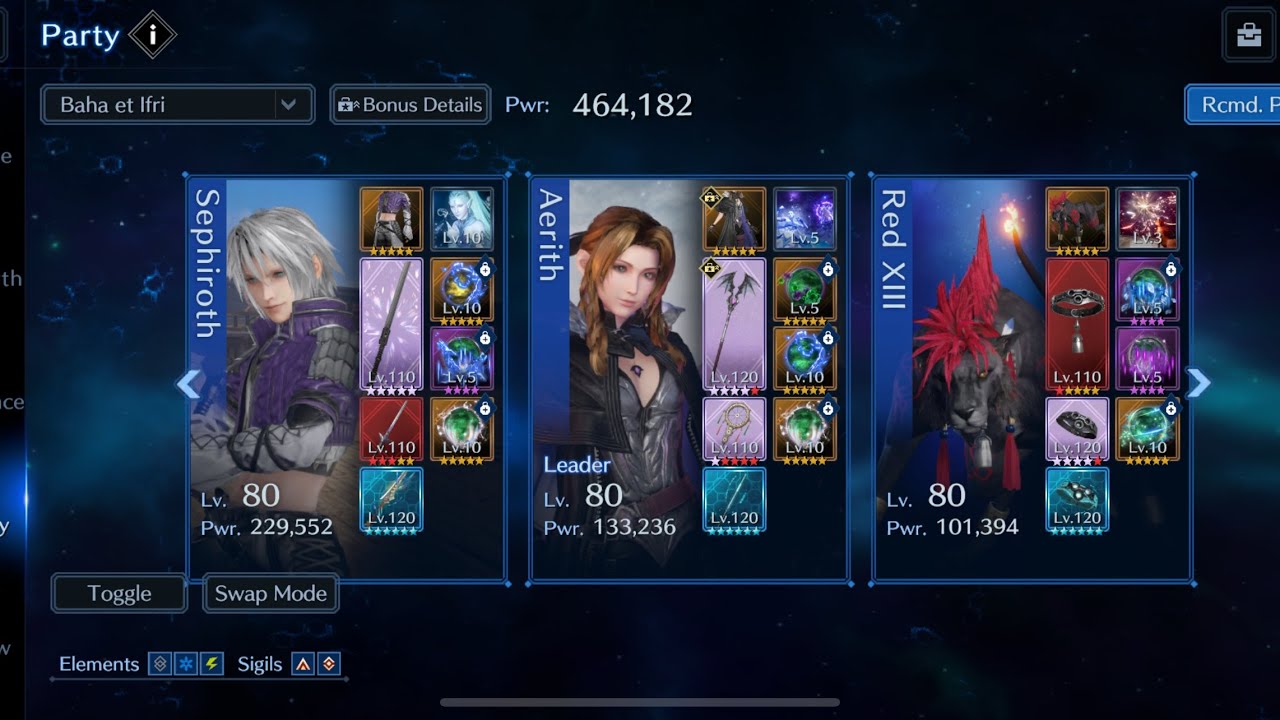 [FF7 Ever Crisis] Battle Tower B30 Brutal (Ifrit & Bahamut)
