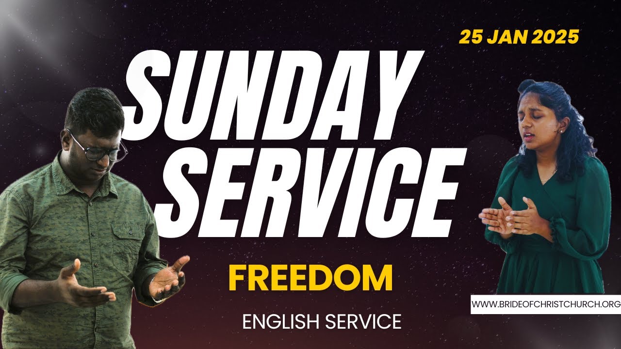 [ LIVE 🔴] | Bride of Christ Church | English Service | FREEDOM |