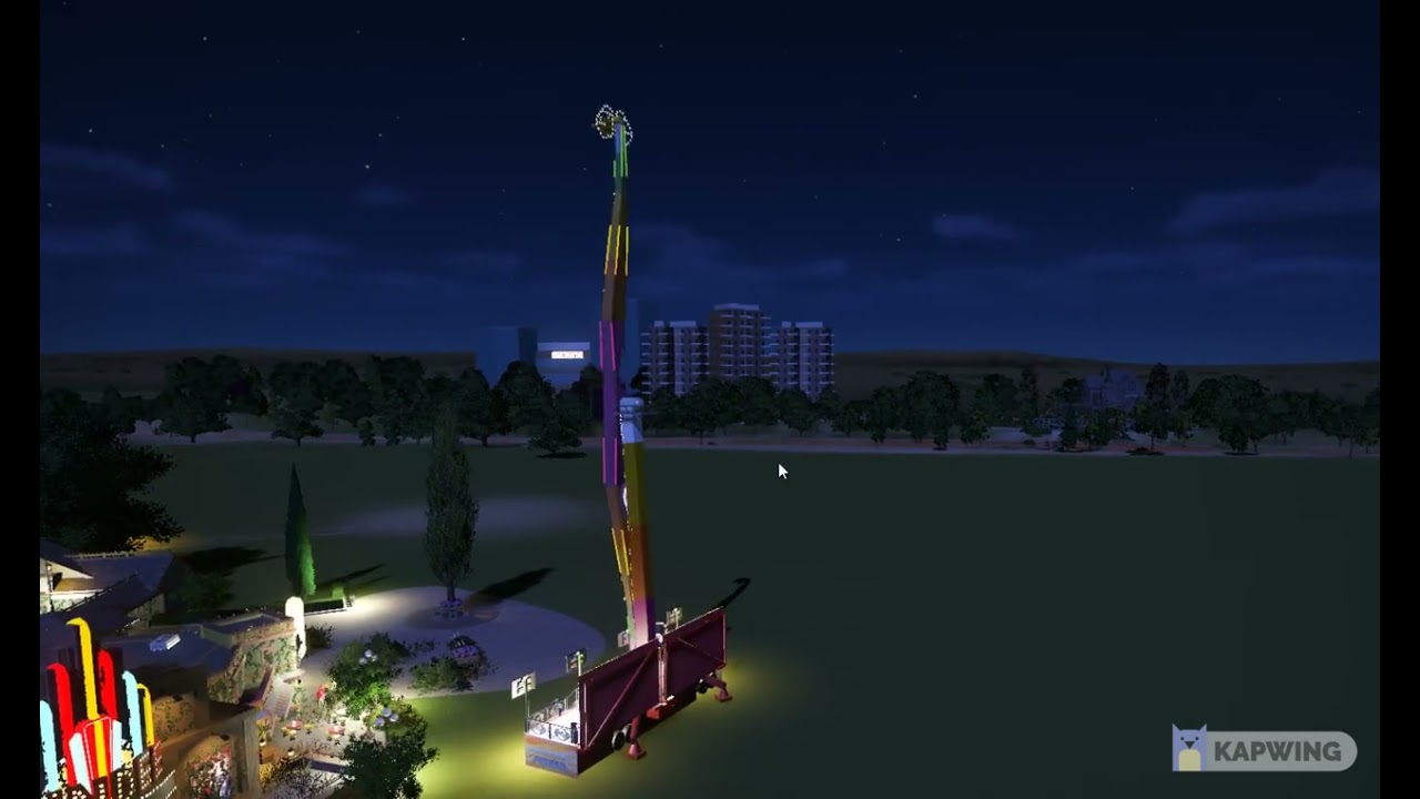 Planet Coaster Light Sequencing Test
