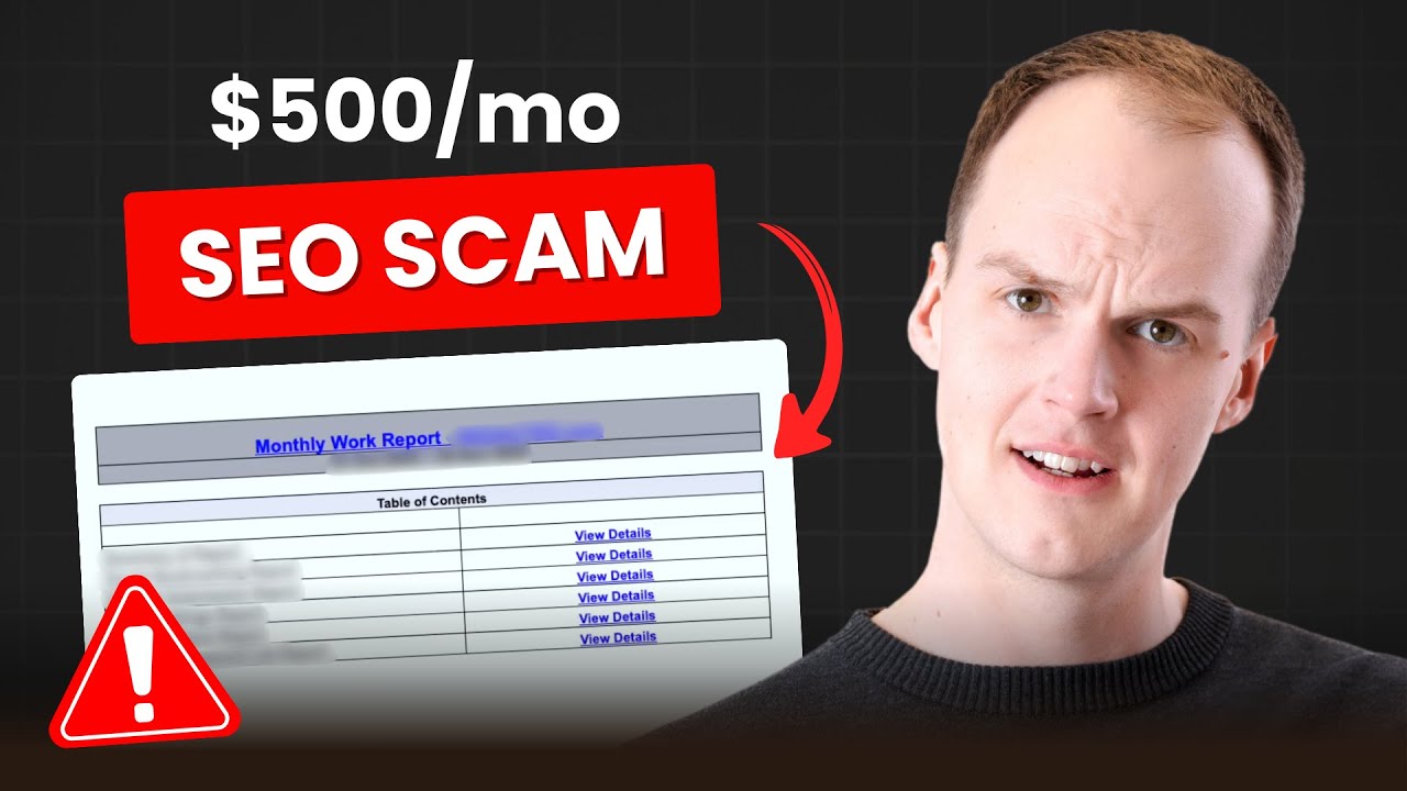 The $500/mo SEO Scam from a Local Marketing Agency (warning)