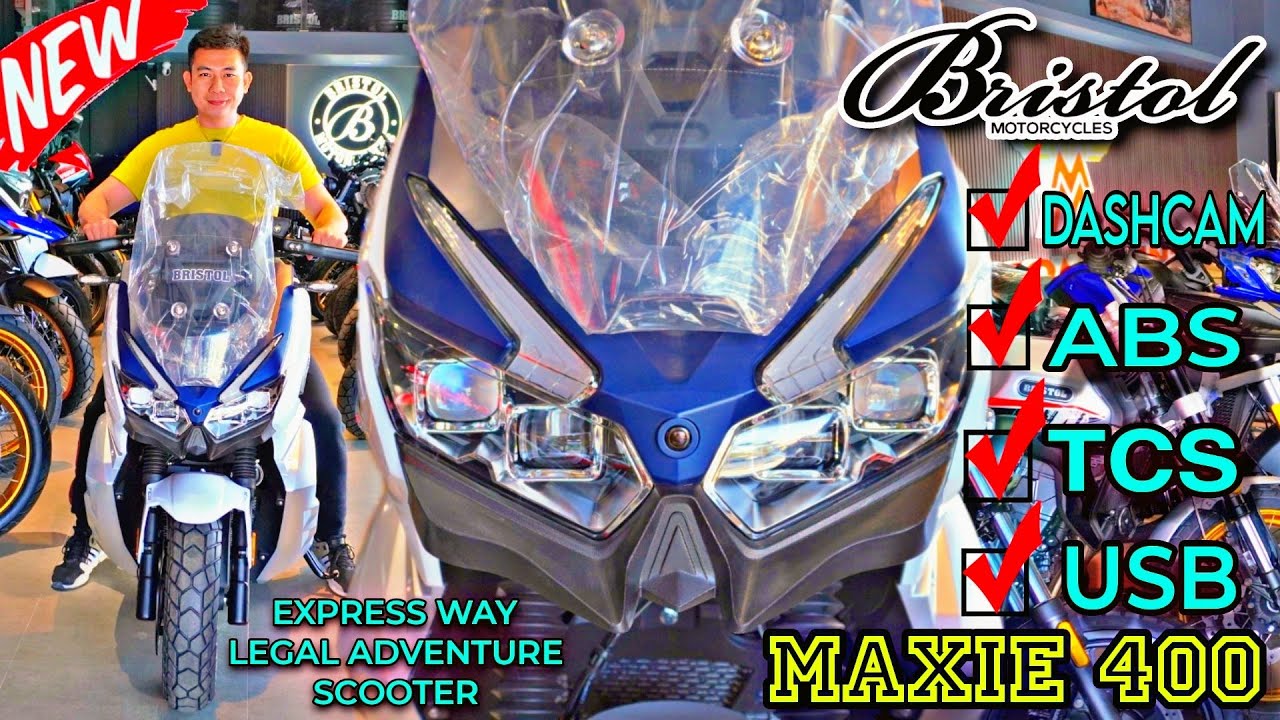 BRISTOL MAXIE 400 TCS Adventure Scooter Pwede sa On and Off-Road Condation