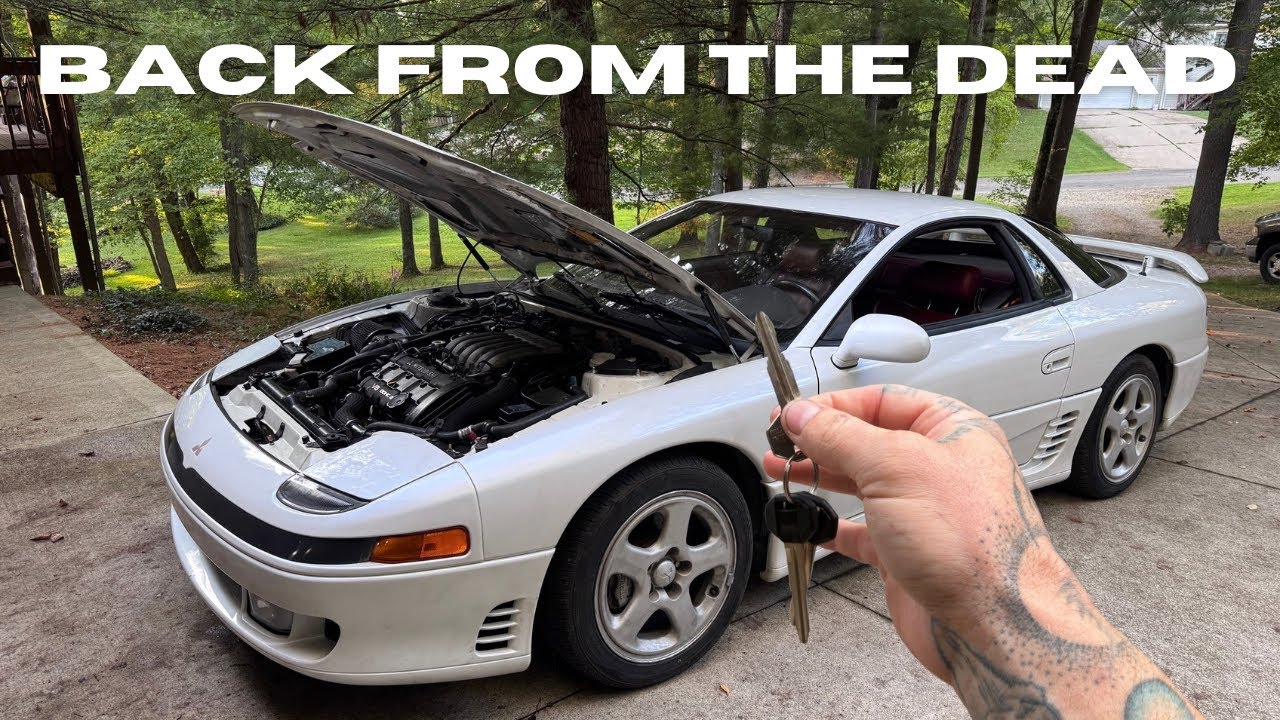 Abandoned 3000GT VR4 Resurrection - First Start With My New Engine!
