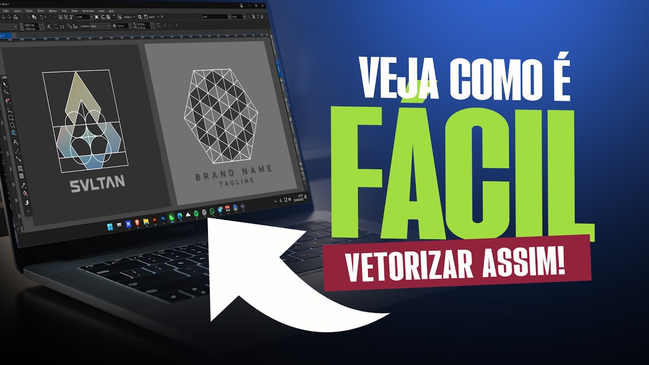 Vetorização Perfeita no CorelDraw: O Método que FUNCIONA! ✅