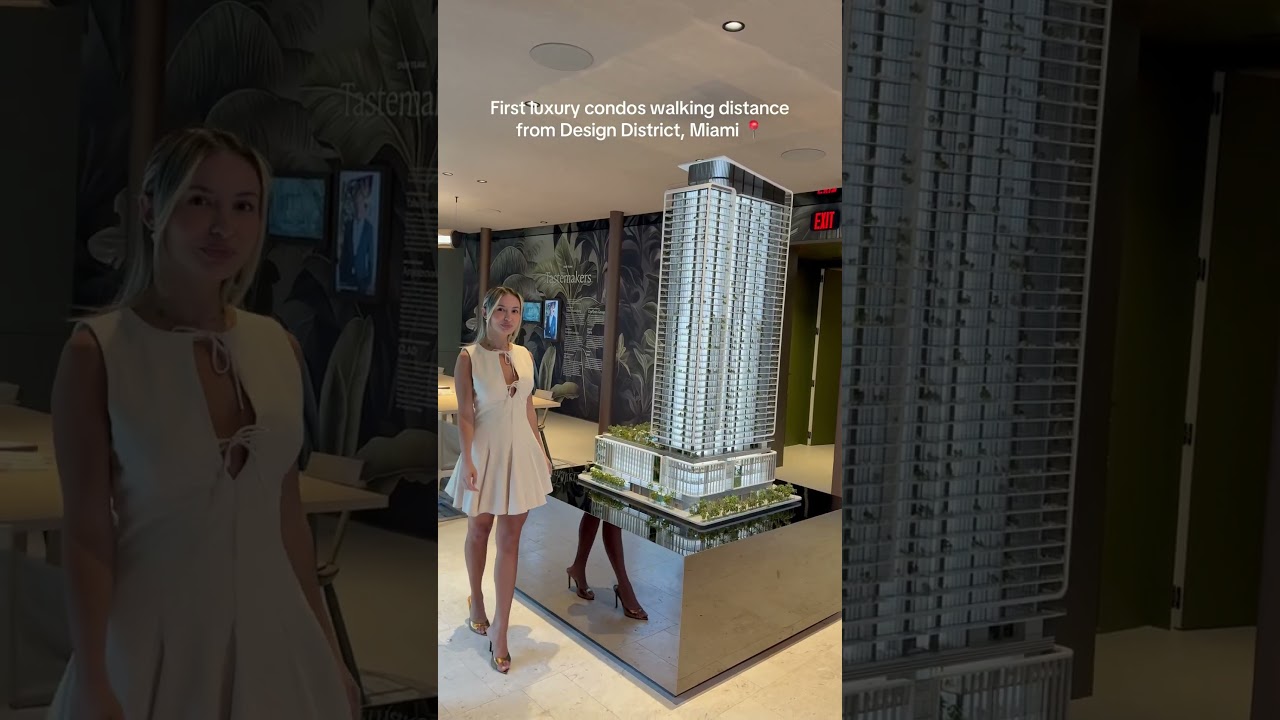 New condo 🤝🏻 Design District Miami  #miami #miamirealestate #realestate #newcondo