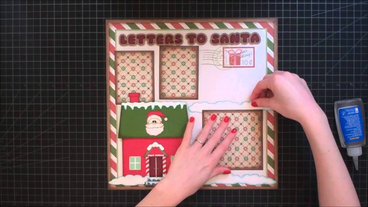 Faith Abigail Designs - Letters to Santa Scrapbook Layout Tutorial