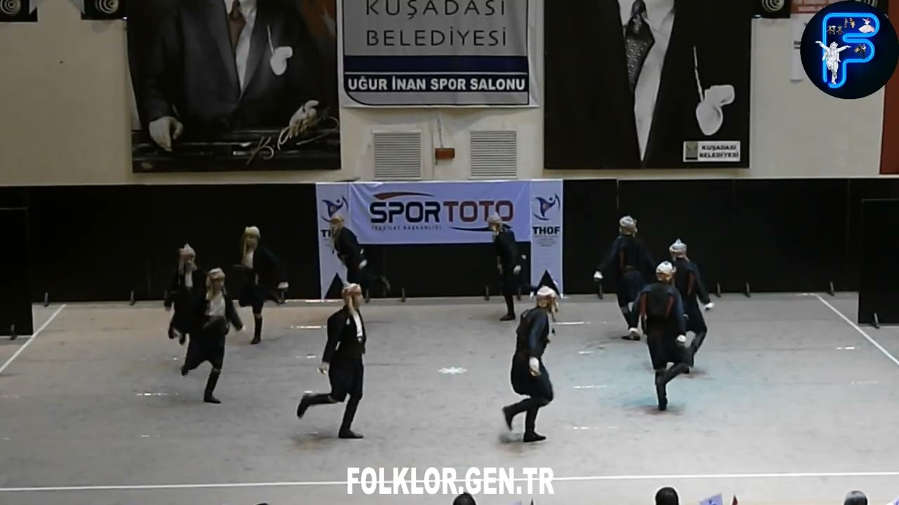 Dumlupınar Üniversitesi GSK - Kütahya Yöresi - 2013 THOF Zeybekler Aydın Grubu Büyükler Kategorisi