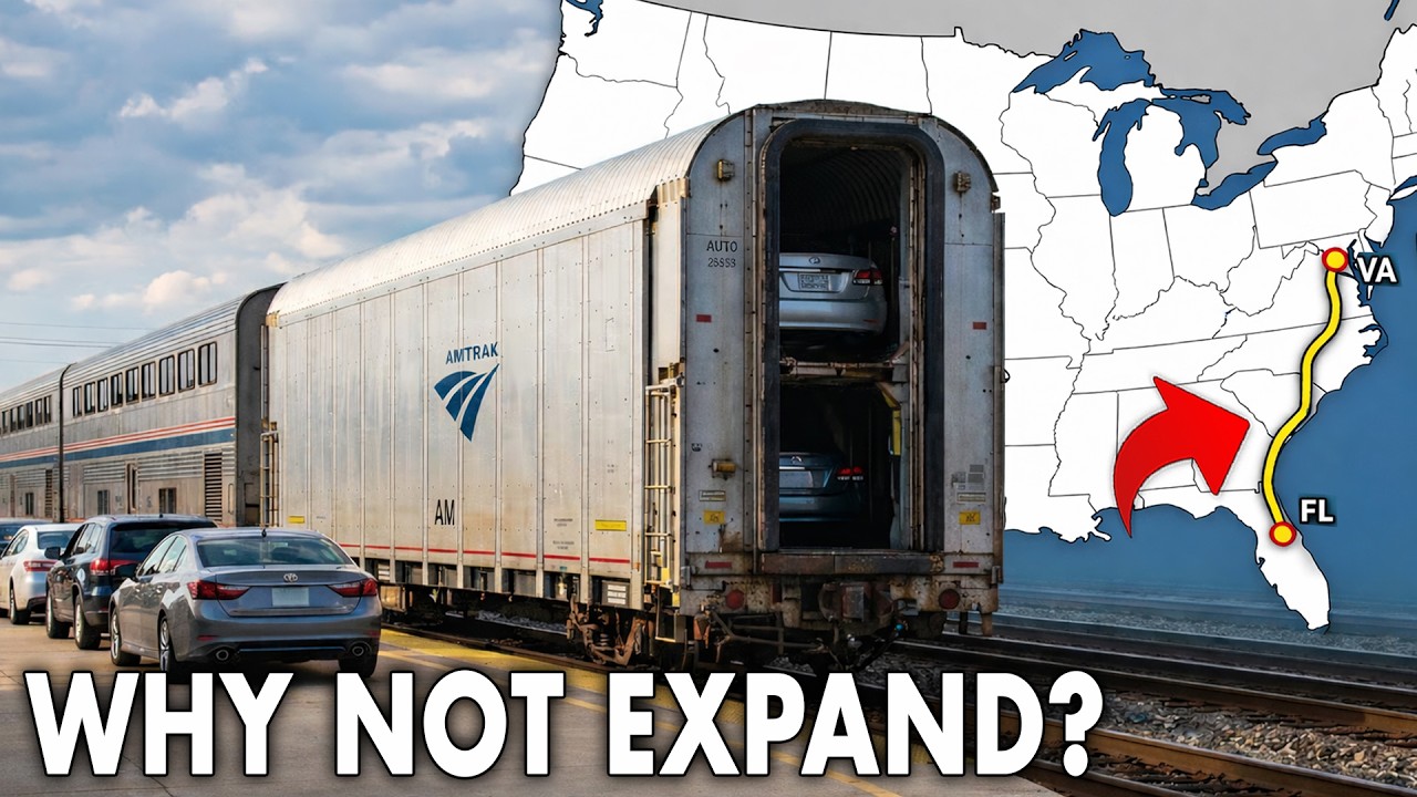 Почему Amtrak не расширяет сеть автопоездов?