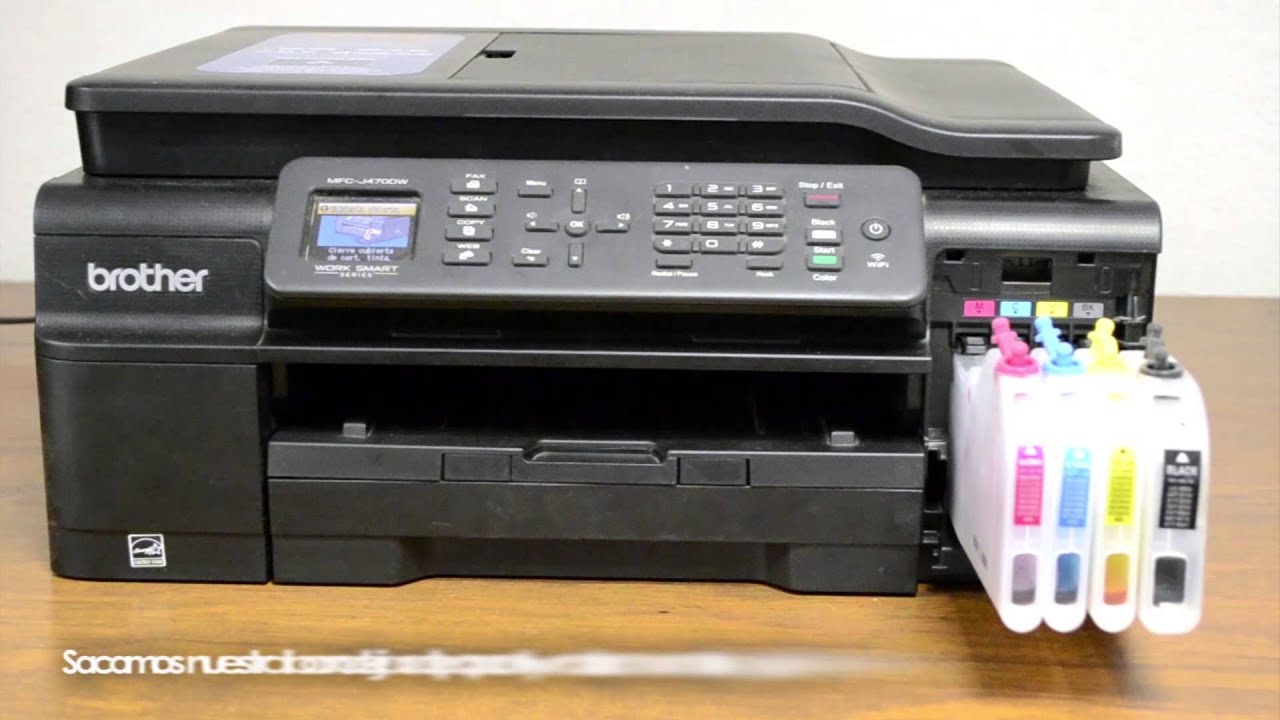 Video Tutorial  cartuchos rellenables para Brother lc103/lc105/lc109/DCPJ100/DCPJ105